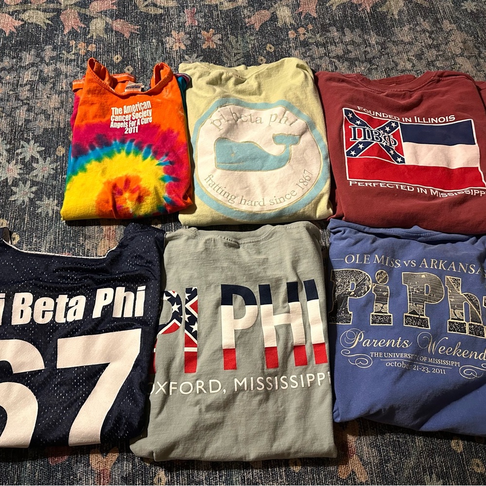 Ole Miss Pi Phi shirt bundle